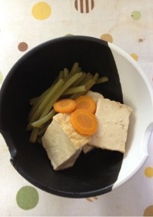 芋のつると厚揚げの煮物-レシピのメイン写真