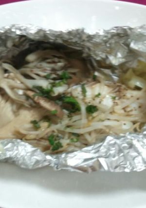きのことタラのホイル焼き☆バター醤油仕立-レシピのメイン写真