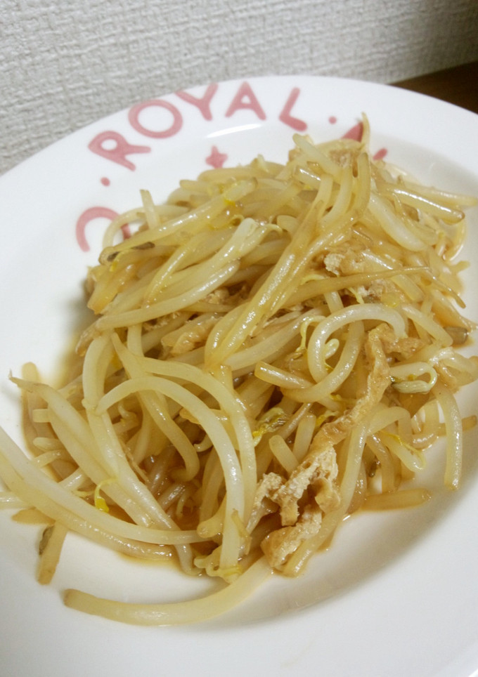 もやしと油揚げの煮物-レシピのメイン写真