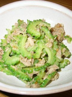 ゴーヤのツナ缶炒め-レシピのメイン写真
