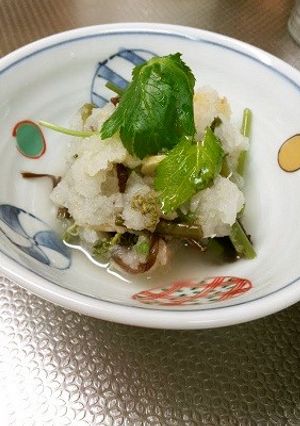 山菜の水煮の大根おろし和え-レシピのメイン写真