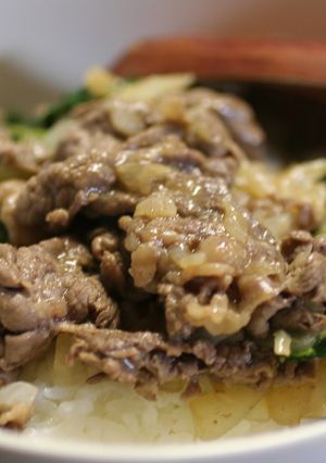 独身男のシソ肉バタードンブリ-レシピのメイン写真