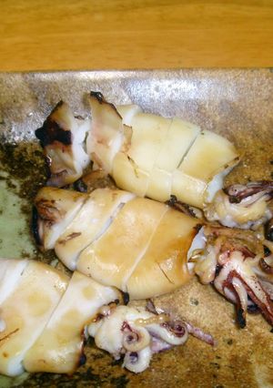 醤油麹漬けヤリイカのグリル焼き-レシピのメイン写真