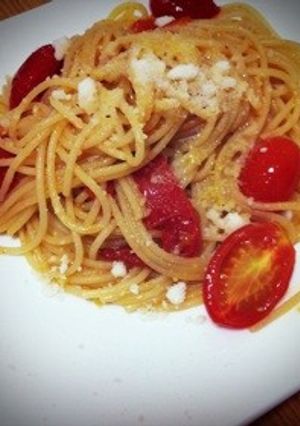 ＊トマトバジルパスタ＊-レシピのメイン写真