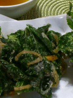 モロヘイヤと蕎麦のかき揚げ-レシピのメイン写真