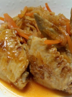 切り干し大根と手羽先のケチャップ煮-レシピのメイン写真