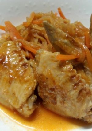 切り干し大根と手羽先のケチャップ煮-レシピのメイン写真
