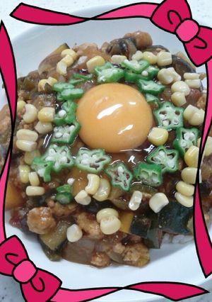 ヘルシー!元気の出る夏野菜カレー-レシピのメイン写真