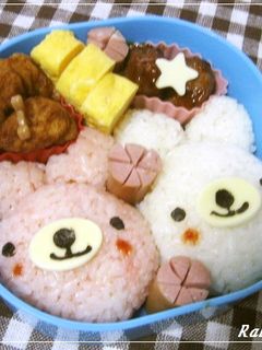 キャラ弁♡なかよしおにぎり-レシピのメイン写真
