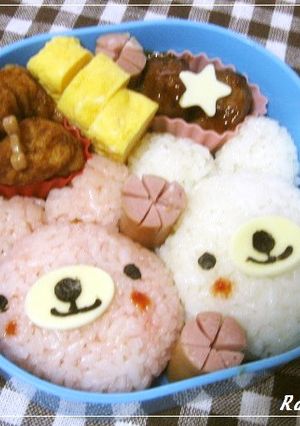 キャラ弁♡なかよしおにぎり-レシピのメイン写真
