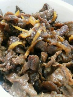 〈常備食〉牛肉のしぐれ煮☆-レシピのメイン写真