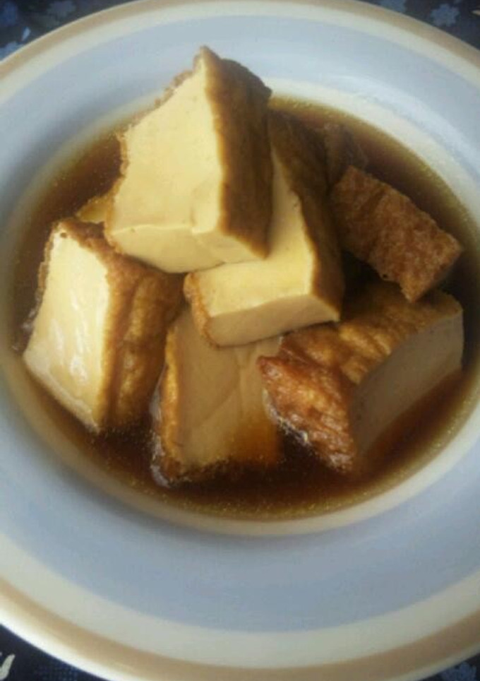 なめらかな♪絹生揚げの煮物-レシピのメイン写真