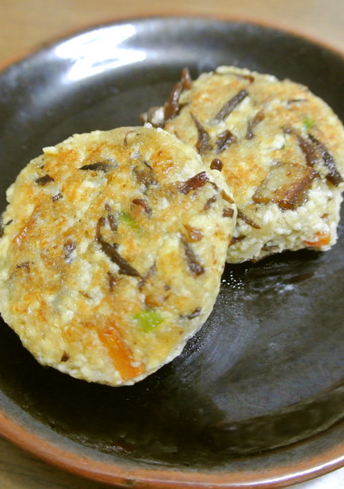 ひじきの煮物からの白和えからの豆腐バーグ-レシピのメイン写真