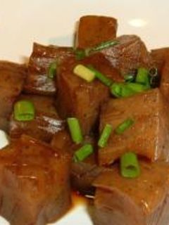 こんにゃくの煮物-レシピのメイン写真