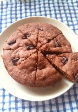 材料3つレンジ3分❤簡単濃厚チョコケーキ-レシピのメイン写真