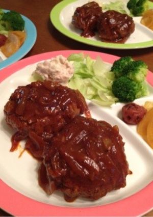 豆腐でかさ増し☆煮込みハンバーグ☆-レシピのメイン写真