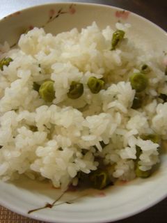 グリンピースの豆ごはん-レシピのメイン写真
