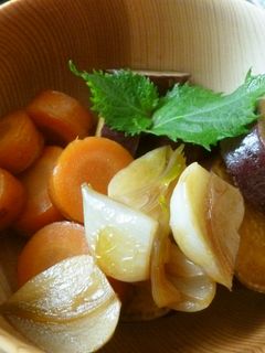 さつまいもと人参のにんにく煮-レシピのメイン写真