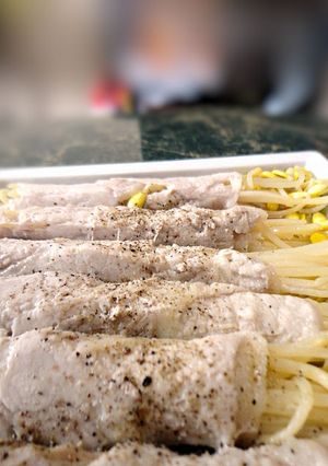 豆もやしの豚巻き☆レンチン蒸し-レシピのメイン写真