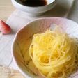 簡単一品★そうめん南瓜をわさび醤油で