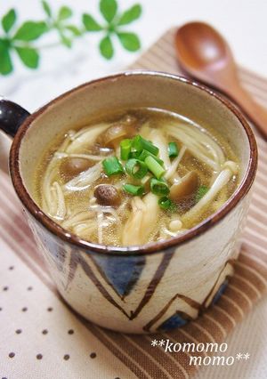 *ヘルシー* きのこの生姜スープ-レシピのメイン写真