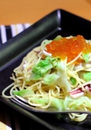 キャベツとイカのパスタ-レシピのメイン写真