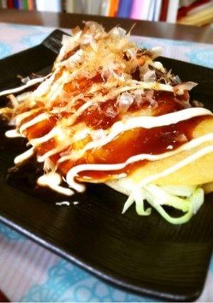 たこ焼き粉de簡単キャベツ焼き☆-レシピのメイン写真