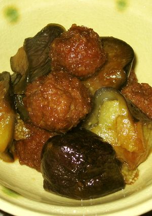 なすと肉団子の煮込み-レシピのメイン写真
