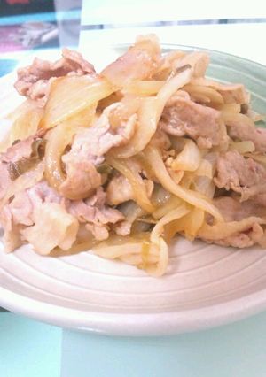 豚バラと玉ねぎのネギ味噌炒め-レシピのメイン写真