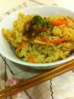 簡単♬ツナときのこ人参の炊き込みご飯-レシピのメイン写真