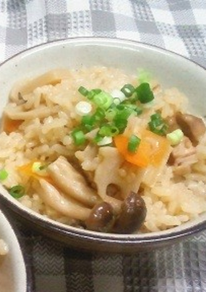 ほんのり甘い炊き込みご飯-レシピのメイン写真