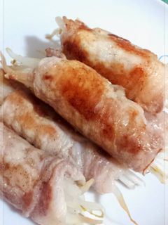 シャキシャキ!もやしの豚肉巻き☆-レシピのメイン写真