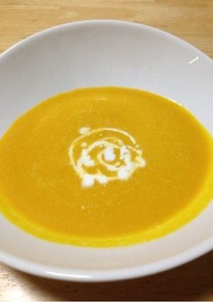 カボチャのスープ！ミキサーで簡単レシピ！-レシピのメイン写真