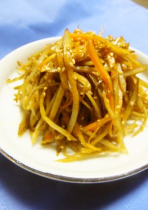 定番のきんぴらごぼうです-レシピのメイン写真