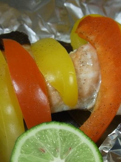 秋鮭と野菜の蒸し物-レシピのメイン写真