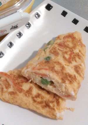 お弁当に☆カニ玉風オムレツ-レシピのメイン写真
