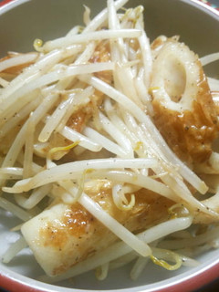 ちくわともやしのにんにく味噌炒め-レシピのメイン写真