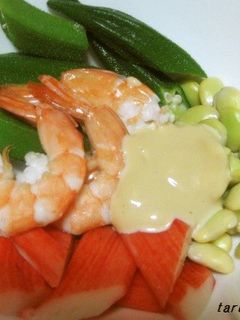 簡単マヨ味♪オクラサラダ-レシピのメイン写真