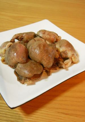 簡単おつまみ!鶏ハツ焼き(塩味)-レシピのメイン写真
