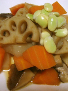 枝豆入り♪筑前煮-レシピのメイン写真