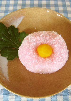 光琳菊（道明寺製）-レシピのメイン写真