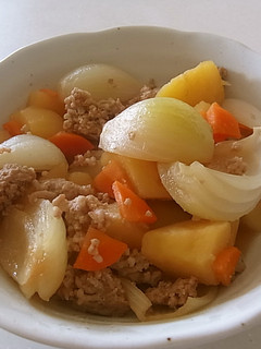 ミンチで時短肉じゃが-レシピのメイン写真
