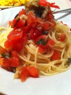 トマトの和風冷製パスタ♡-レシピのメイン写真