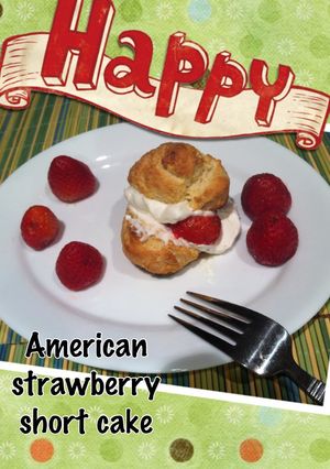 アメリカンストロベリーショートケーキ-レシピのメイン写真