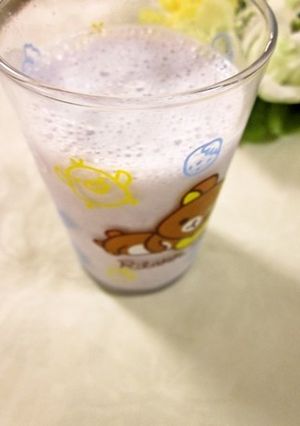 ジャムとミルクのスムージ—-レシピのメイン写真