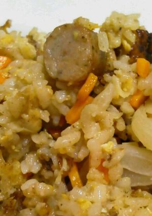 余り物サラダのチャーハン-レシピのメイン写真