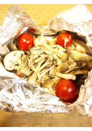 きのこの包み焼き-レシピのメイン写真