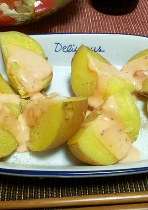 簡単！ほくほくジャガイモのマヨソースかけ-レシピのメイン写真