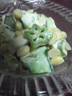 夏野菜と大豆のサラダ-レシピのメイン写真