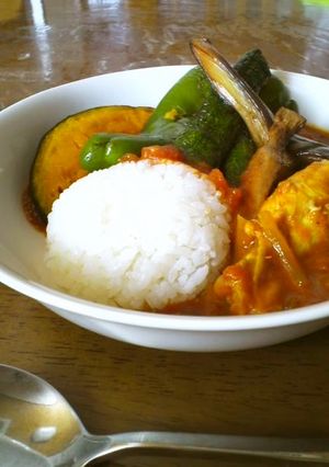 夏野菜トマトカレー-レシピのメイン写真